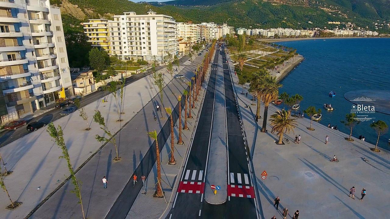 Rias Seaside Apartments Vlorë Eksteriør billede